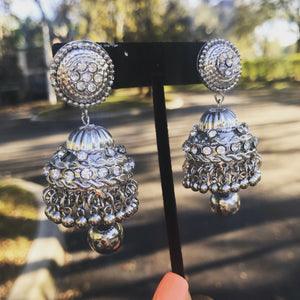 Silver Indian Earrings